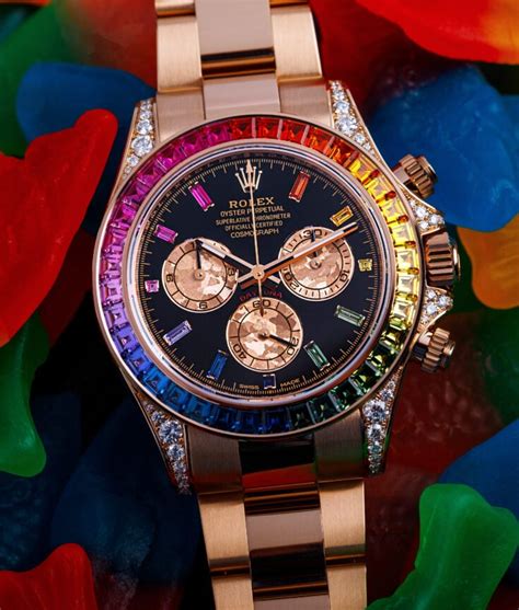 rolex daytona rainbow 2022